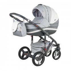 A24 - Детская коляска BeBe-Mobile MOVO 2 в 1 Carmel&Grey